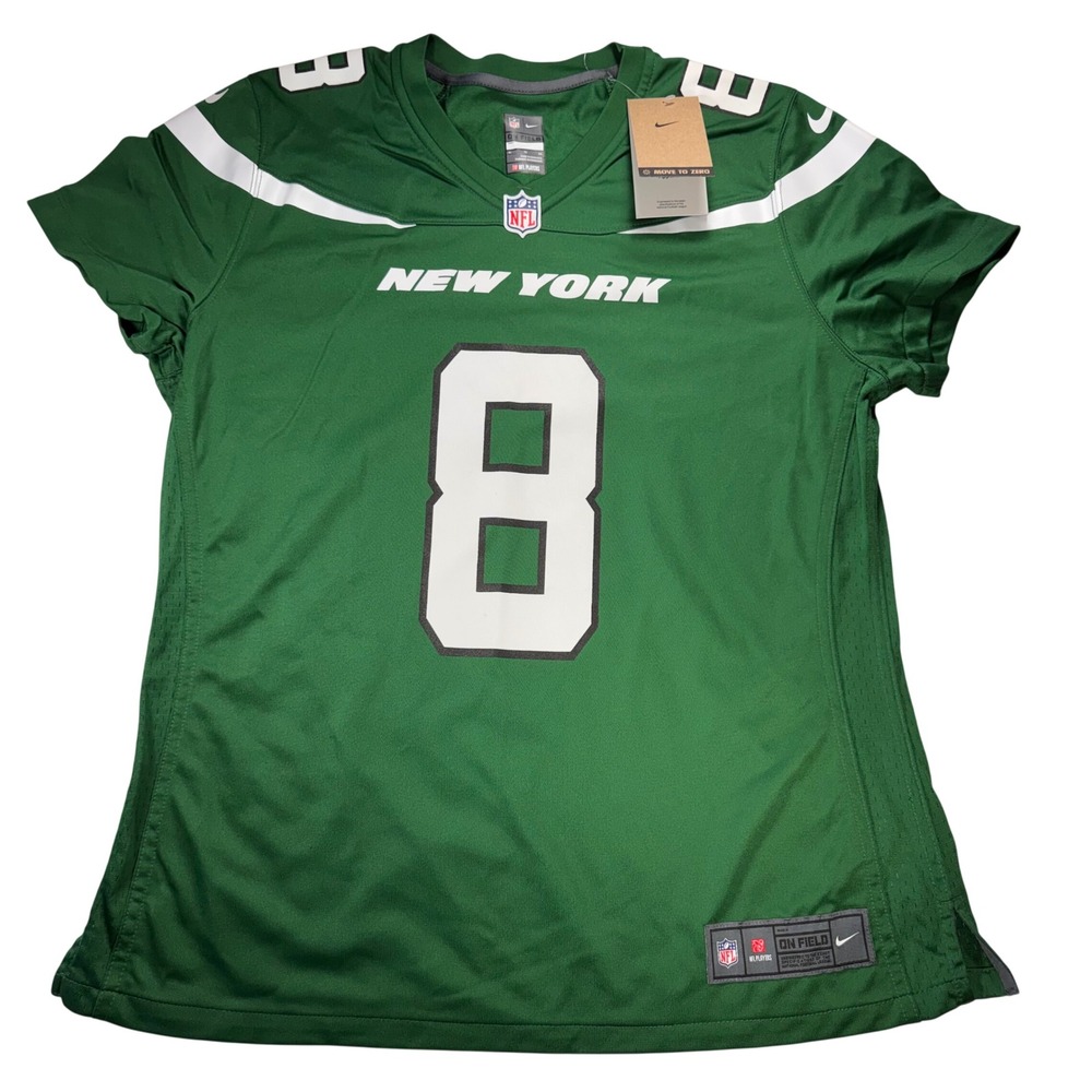 Nike New York Jets Aaron Rodgers Jersey Womens XL Green NFL On‎ Field 8 NEW